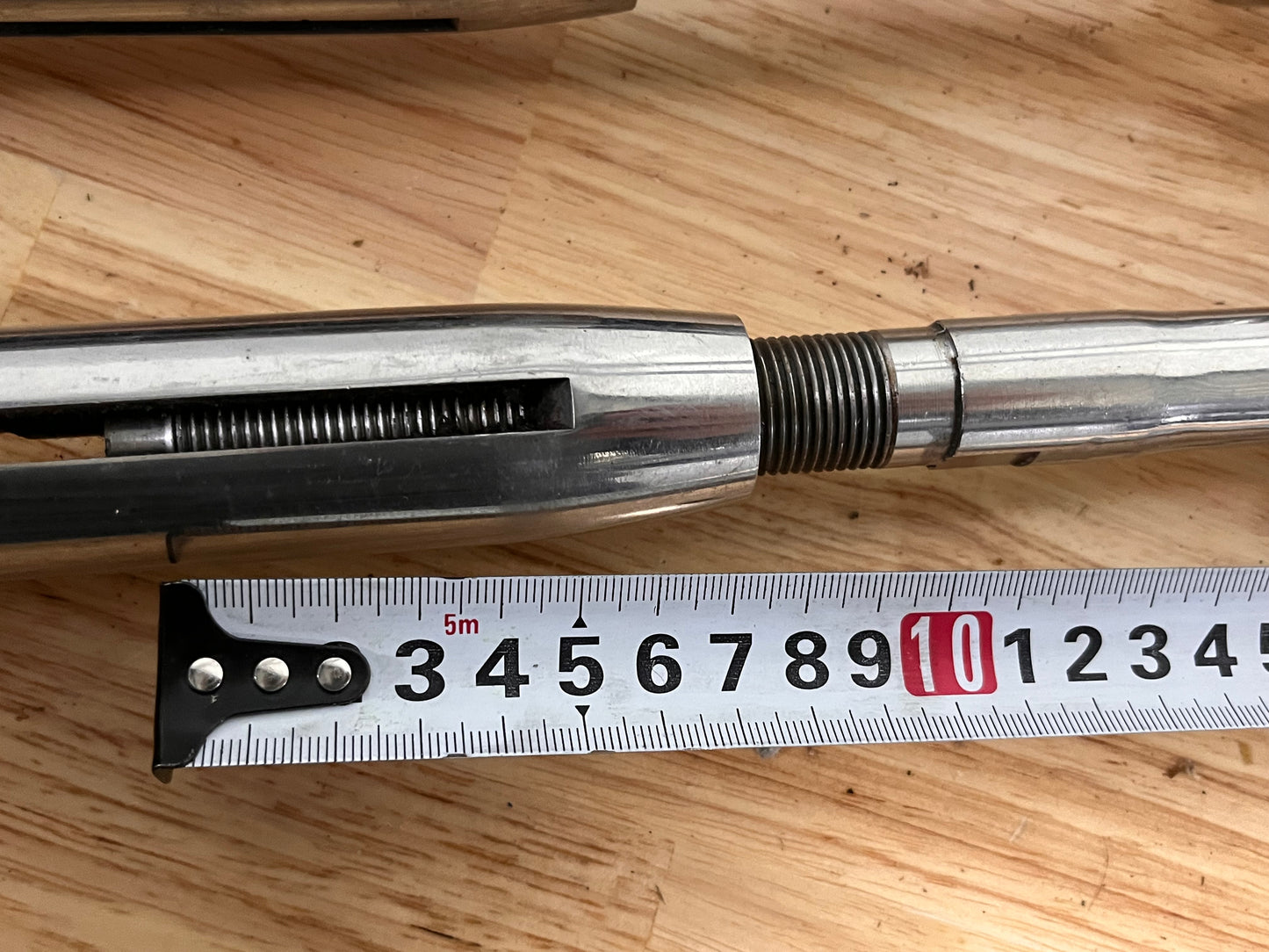 Grote RVS spanner / wantspanner M19