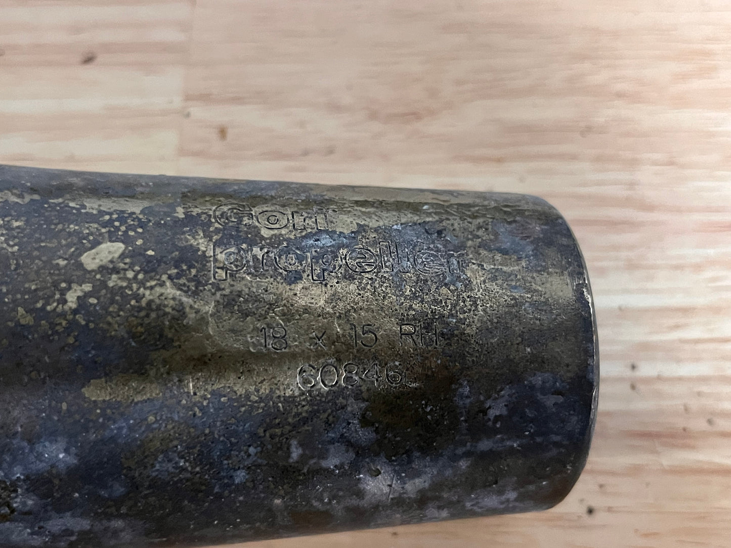 Gori Propeller 18 x 15 RH / bronzen klapschroef 60846