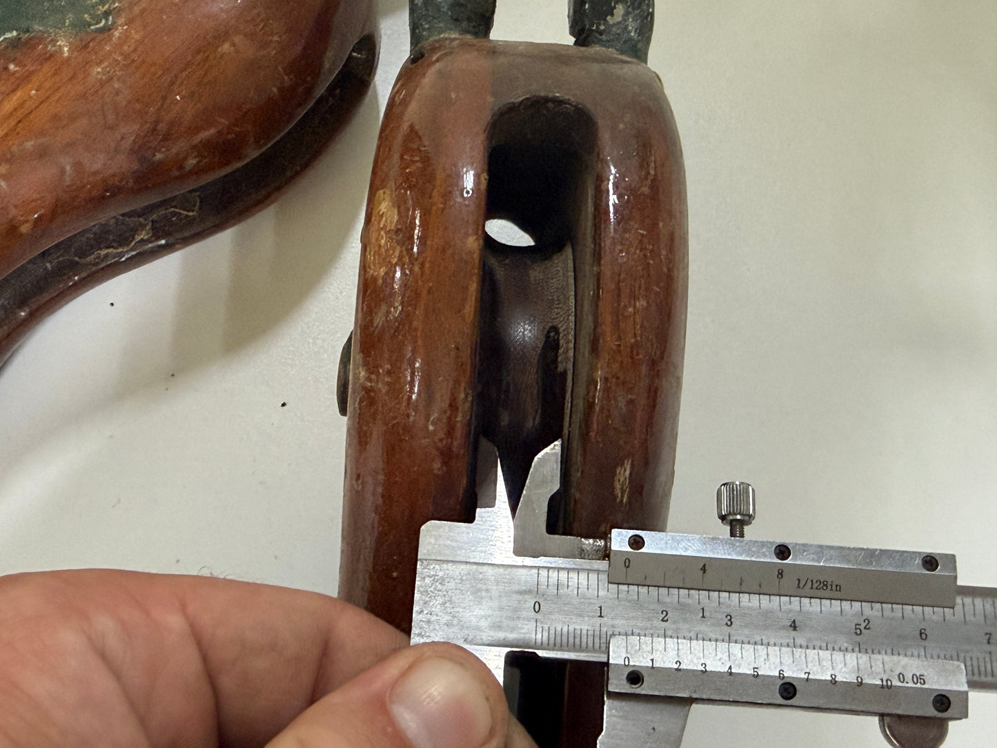 Houten vioolblok 66 mm tot 14 mm lijn - 2