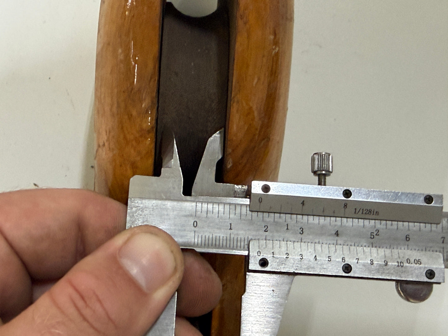 Houten vioolblok 66 mm tot 15 mm lijn - 3