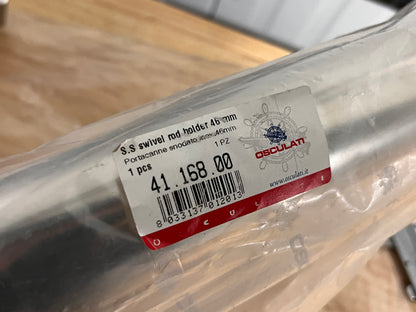 Nieuwe Osculati RVS hengelhouder 46 mm