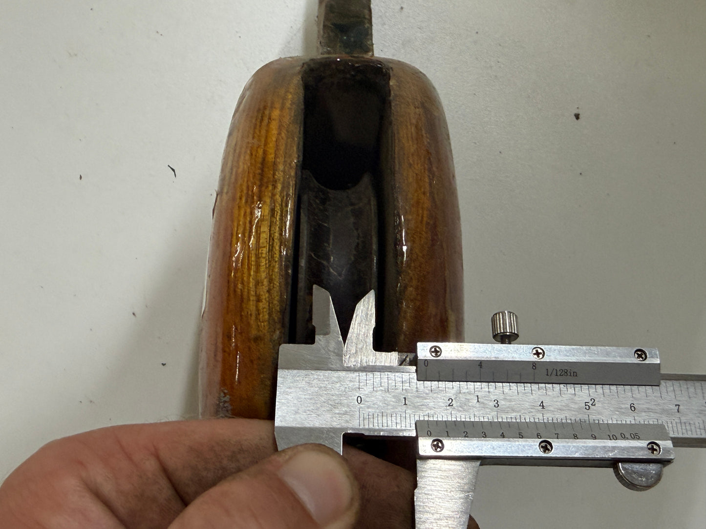 Houten 1 schijfs blok 80 mm tot 15 mm lijn - 27