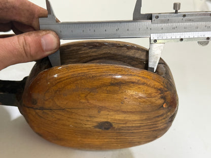 Houten 1 schijfsblok 83 mm tot 16 mm lijn - 38