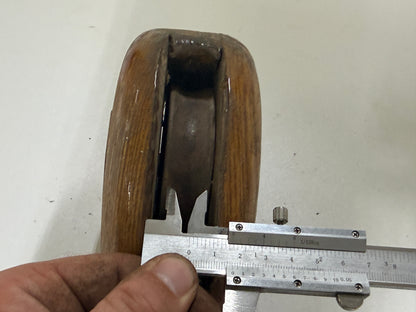 Houten 1 schijfsblok 83 mm tot 16 mm lijn - 38