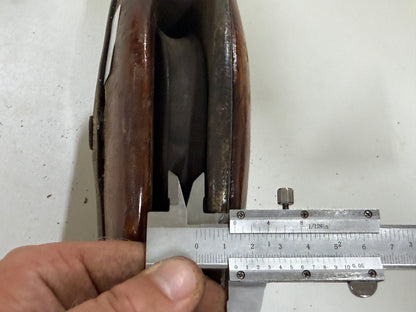 Houten 1 schijfsblok 100 mm tot 13 mm lijn - 40