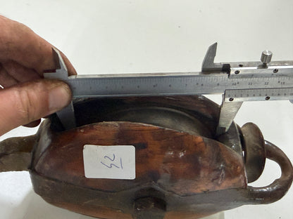 Houten 1 schijfsblok 98 mm tot 15 mm lijn - 42