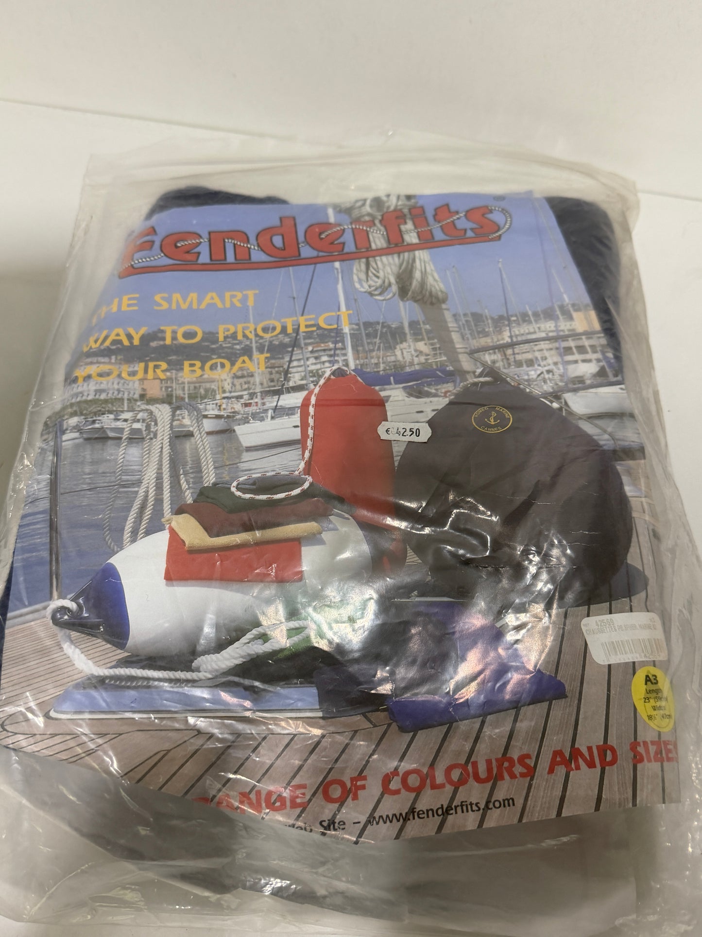 Fenderfits / fenderhoes A3 W47xL59 cm blauw NIEUW