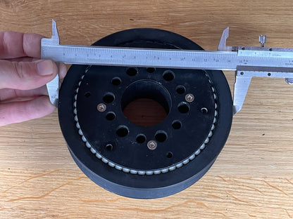 Gelagerd blok / schildpadblok schijf 150 mm