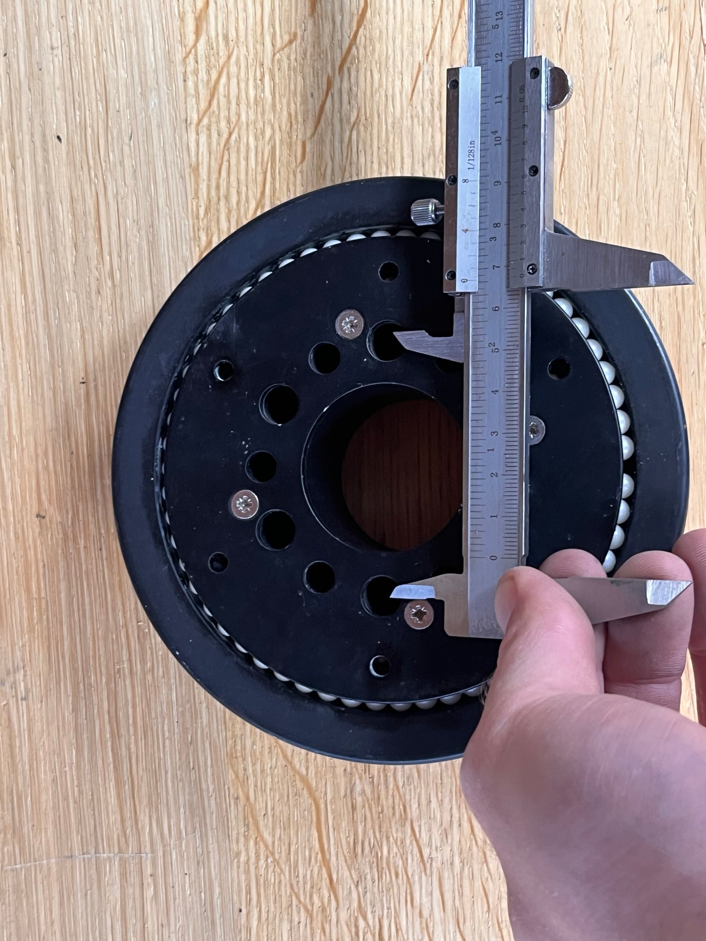 Gelagerd blok / schildpadblok schijf 150 mm