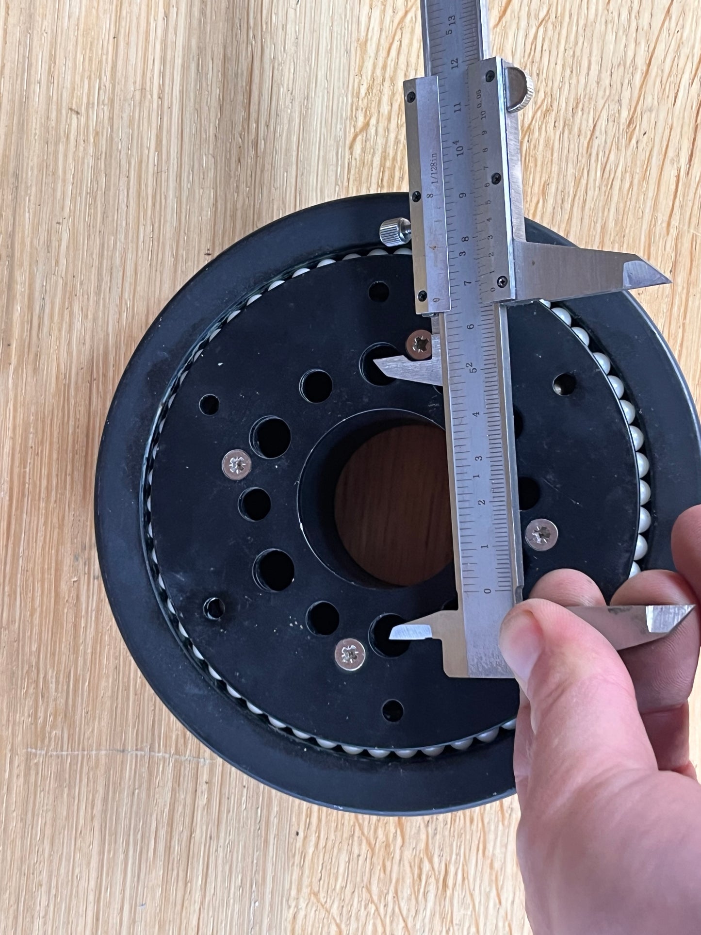 Gelagerd blok / schildpadblok schijf 150 mm