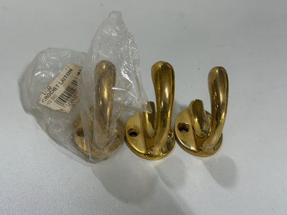 Bronzen/messing haakje 40 mm | gebruikt