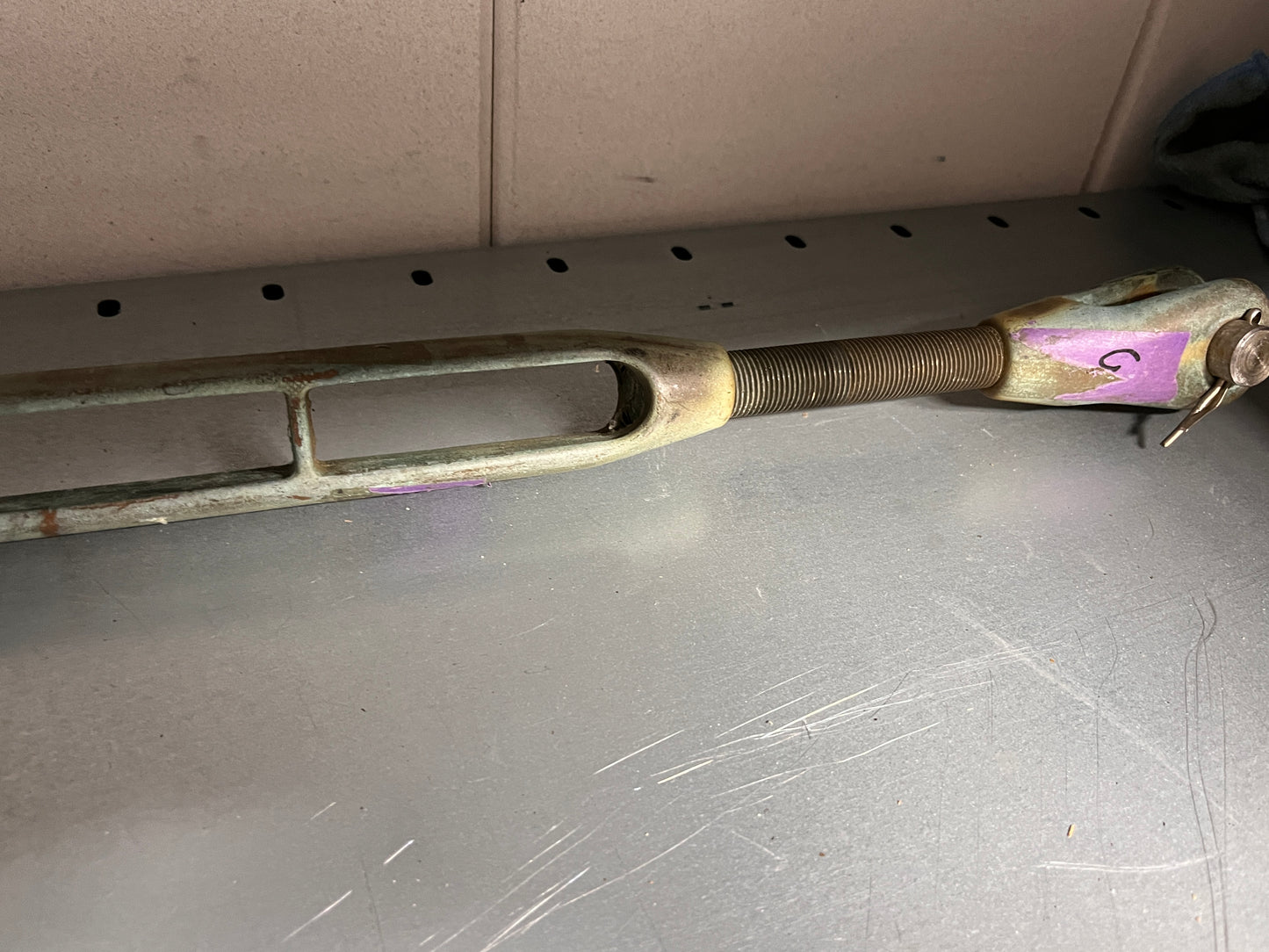 Bronzen wantspanner / spanner 19 mm