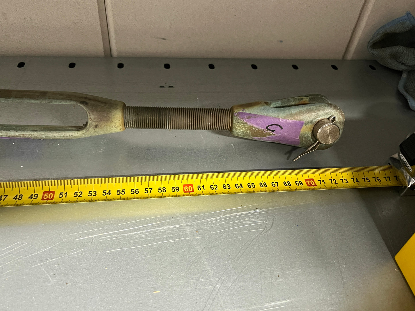 Bronzen wantspanner / spanner 19 mm