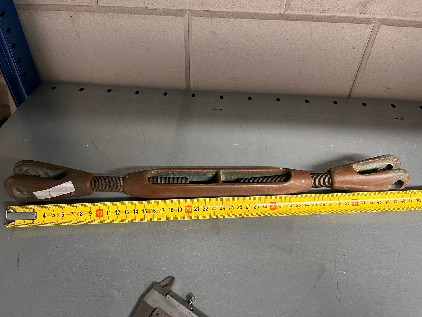 Bronzen wantspanner / spanner 19 mm