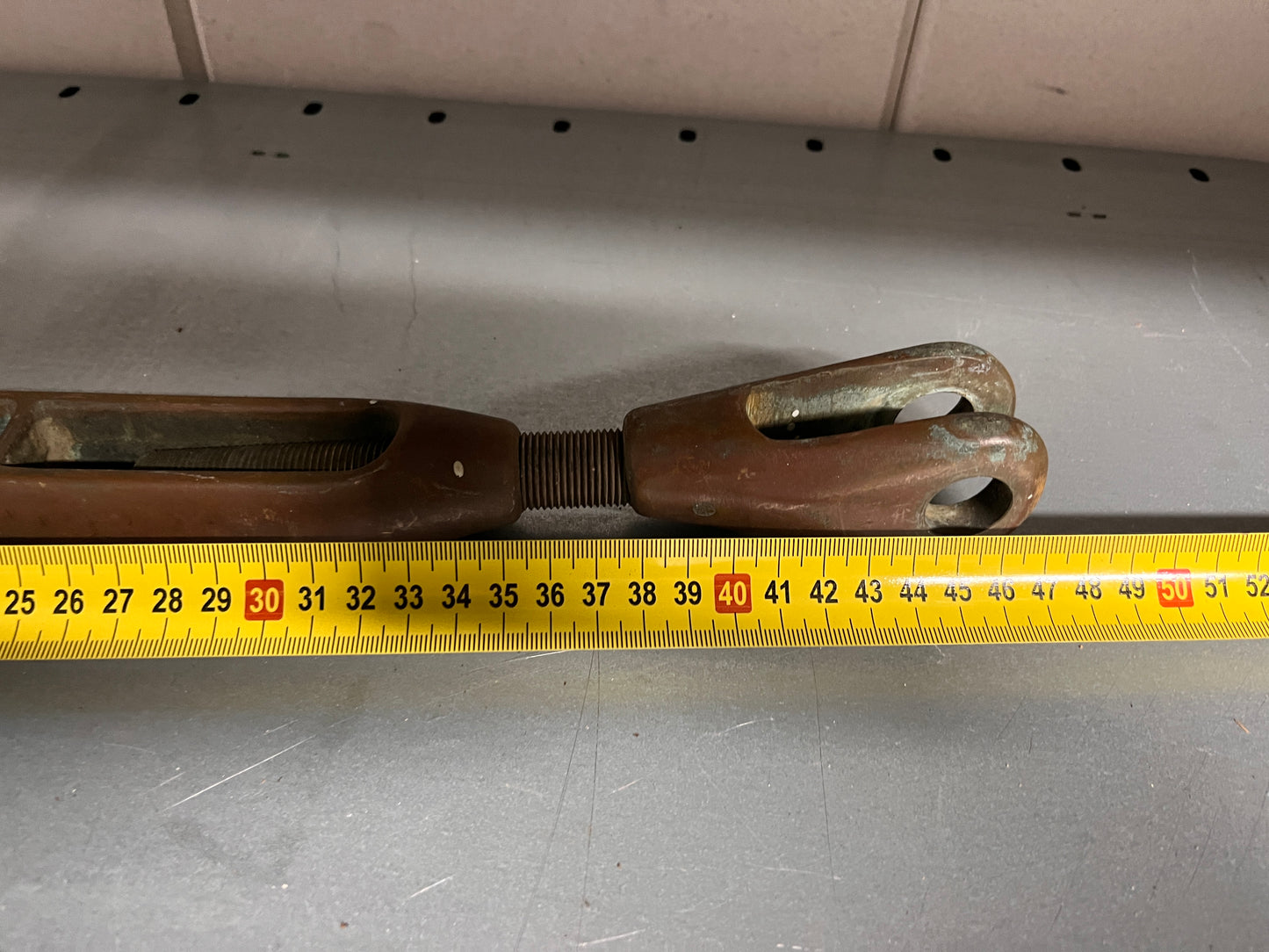 Bronzen wantspanner / spanner 19 mm