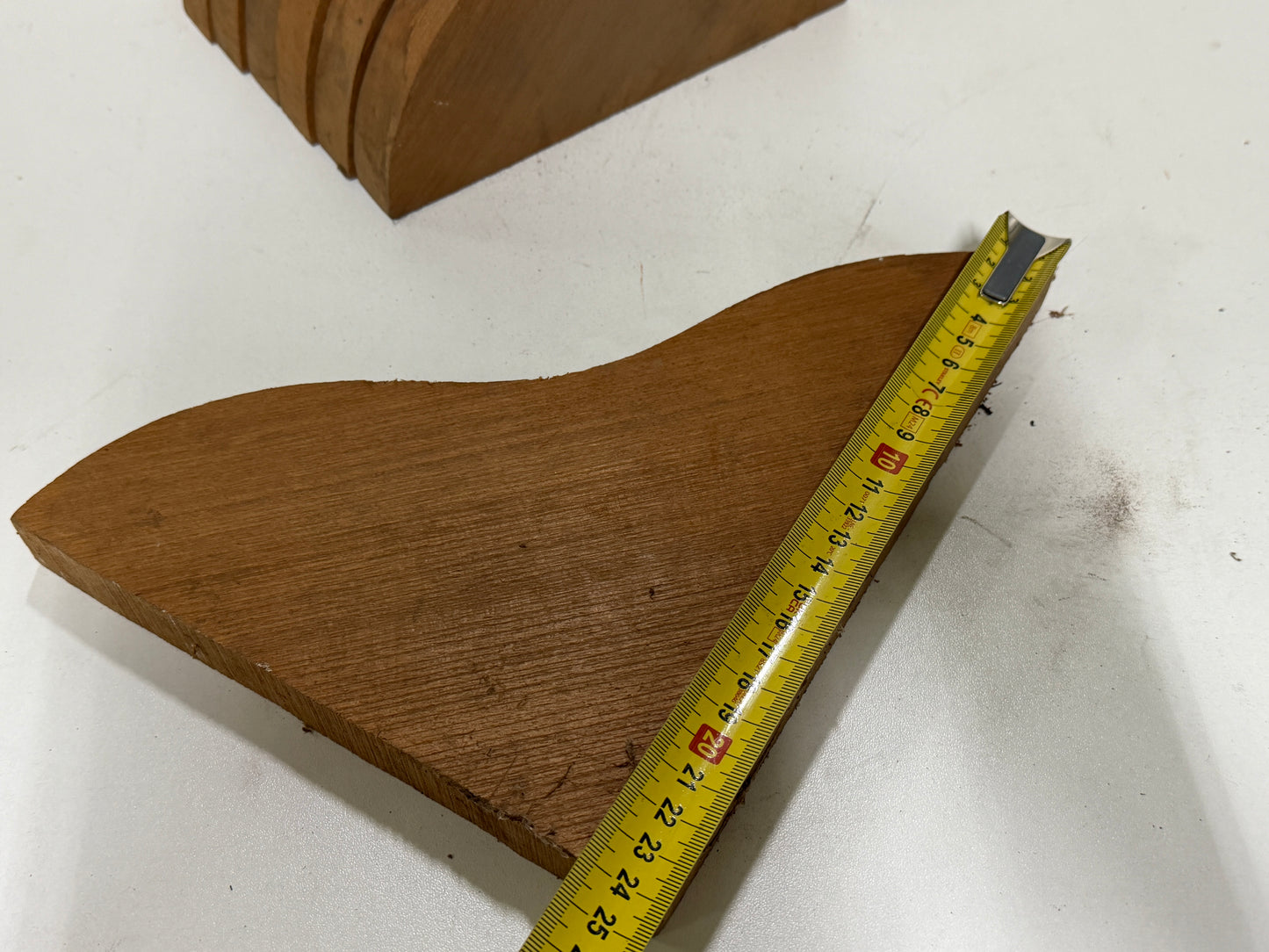 Teakhouten steunen / dragers 240x205 mm