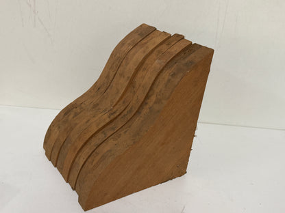 Teakhouten steunen / dragers 240x205 mm