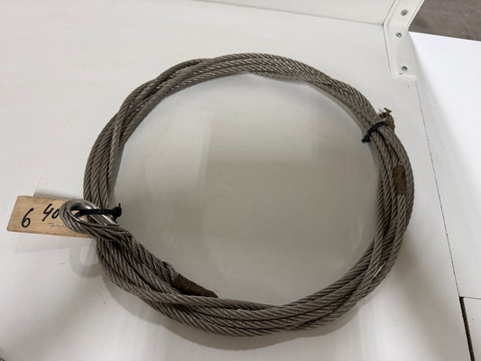 Staaldraad/verstaging 640 mm 7 mm met oog