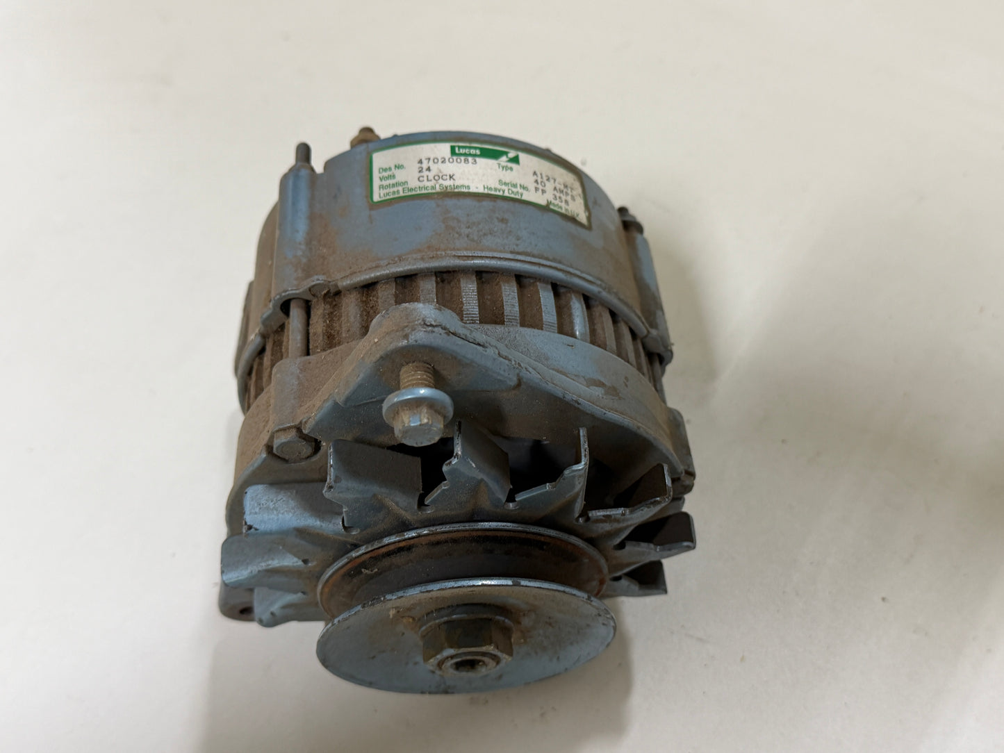 Lucas 47020083 A127-MT 40 AMPS 24V Dynamo