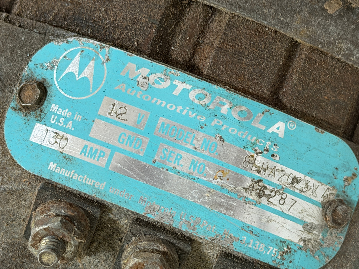 Motorola 8LHA2023VA Dynamo 12V