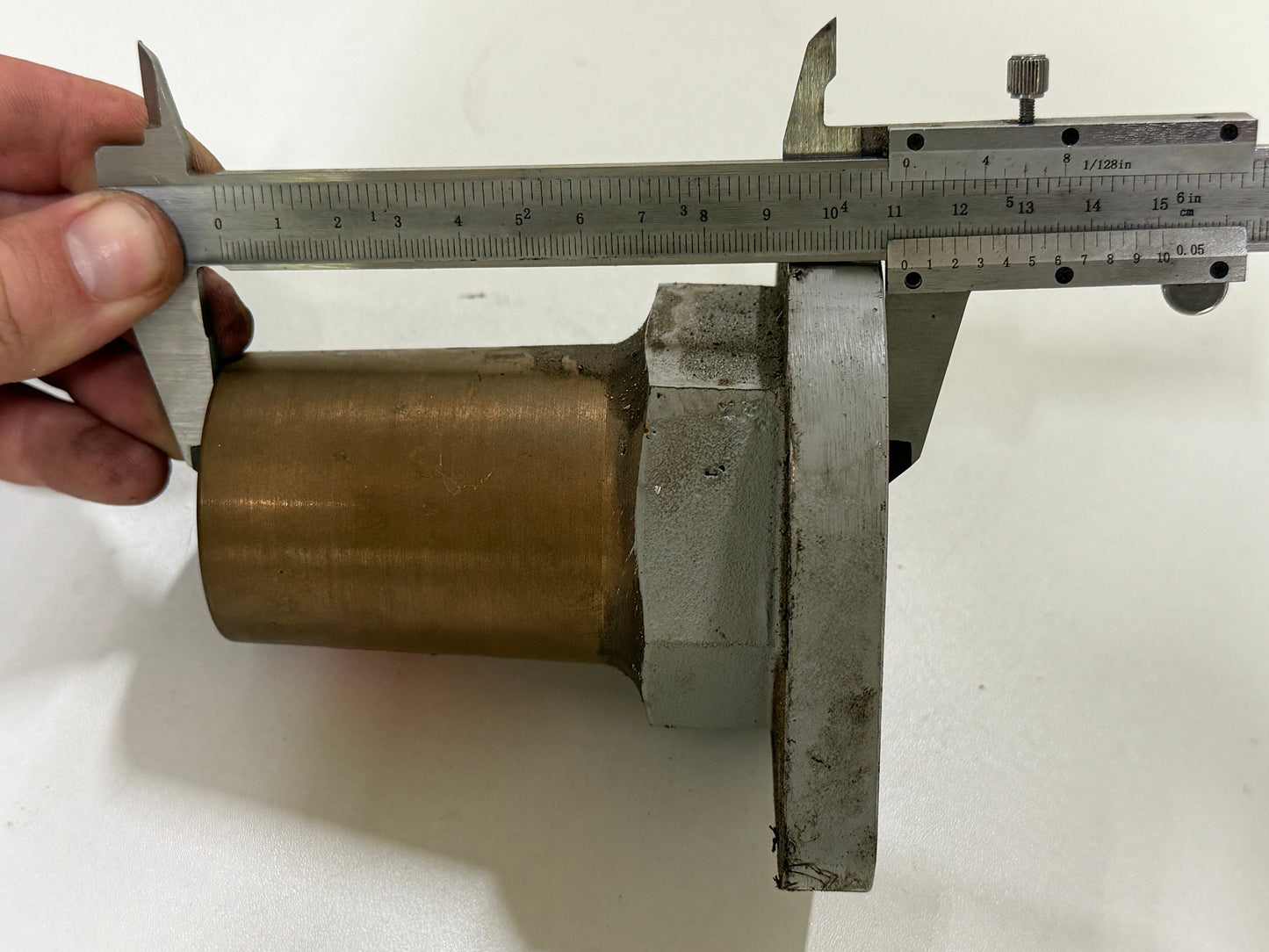 Messing/bronzen doorvoer 56 mm