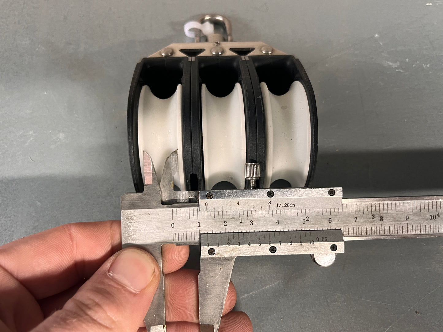 Ronstan 3 schijfs blok 50 mm schijf 12 mm lijn Nieuw