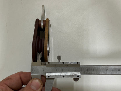 HYE 1 schijfs staaldraadblok 50 mm tot 7 mm met oogplaat NIEUW