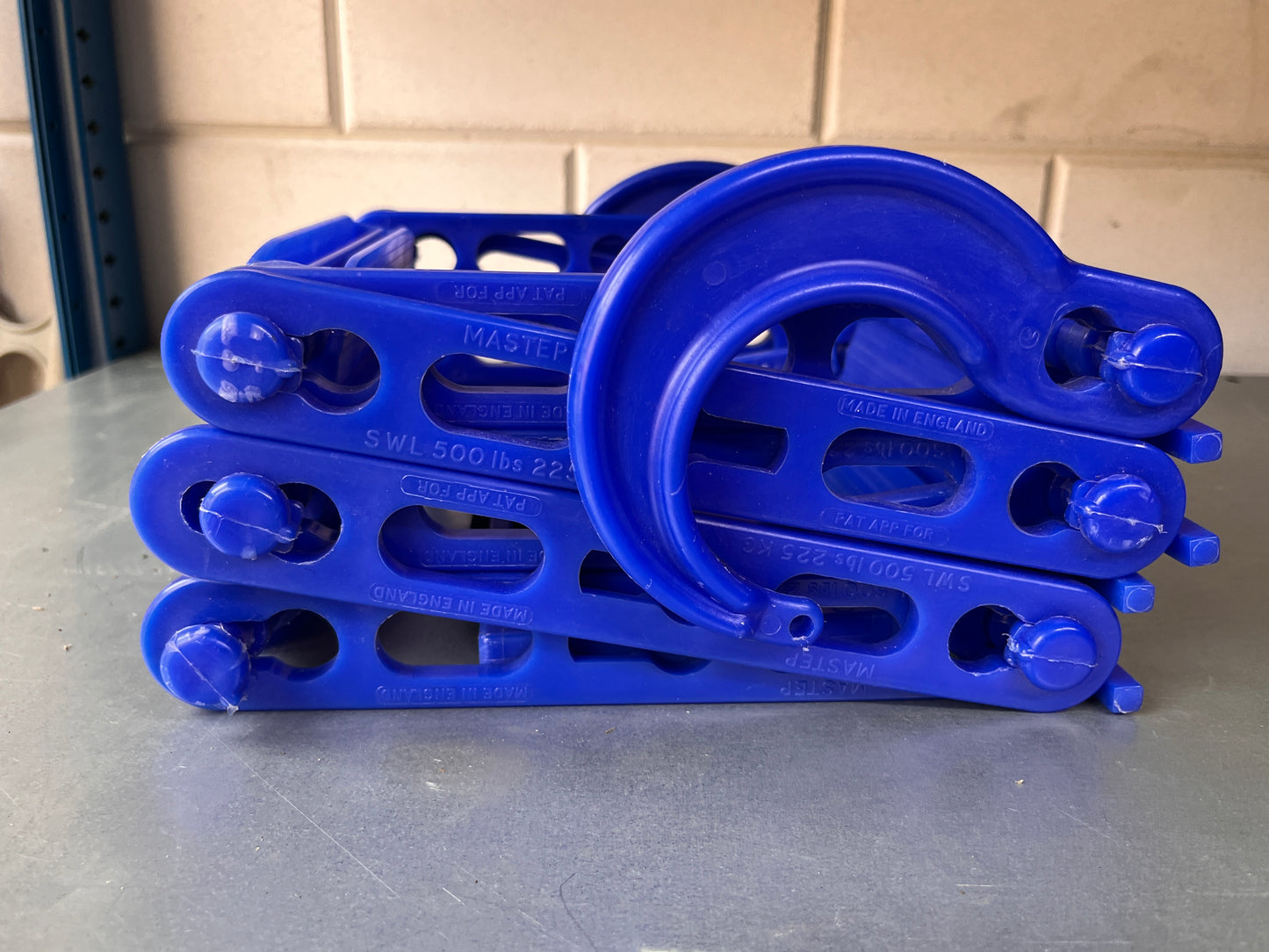 Kunstof zwemtrap 6 treden, inklapbaar tot 225 KG