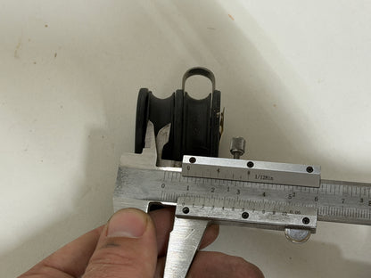 Barton 2 schijfsblok gelagerd, hondsvot 35 mm tot 9 mm lijn - NIEUW