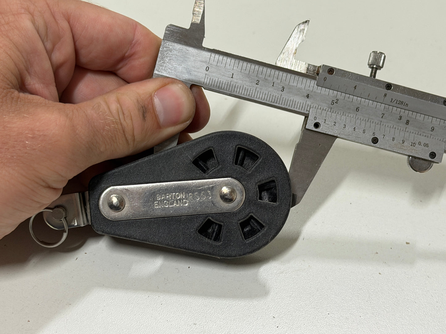 Barton 1 schijfsblok gelagerd 45 mm tot 10 mm lijn