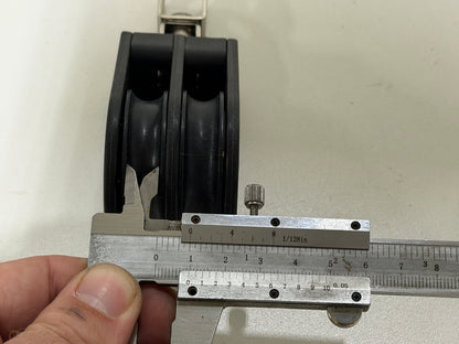 2 schijfsblok 45 mm tot 10 mm lijn - NIEUW