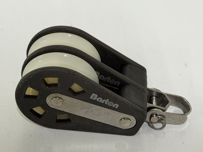 Barton 2 schijfsblok gelagerd, beugel 45 mm tot 10 mm lijn - NIEUW