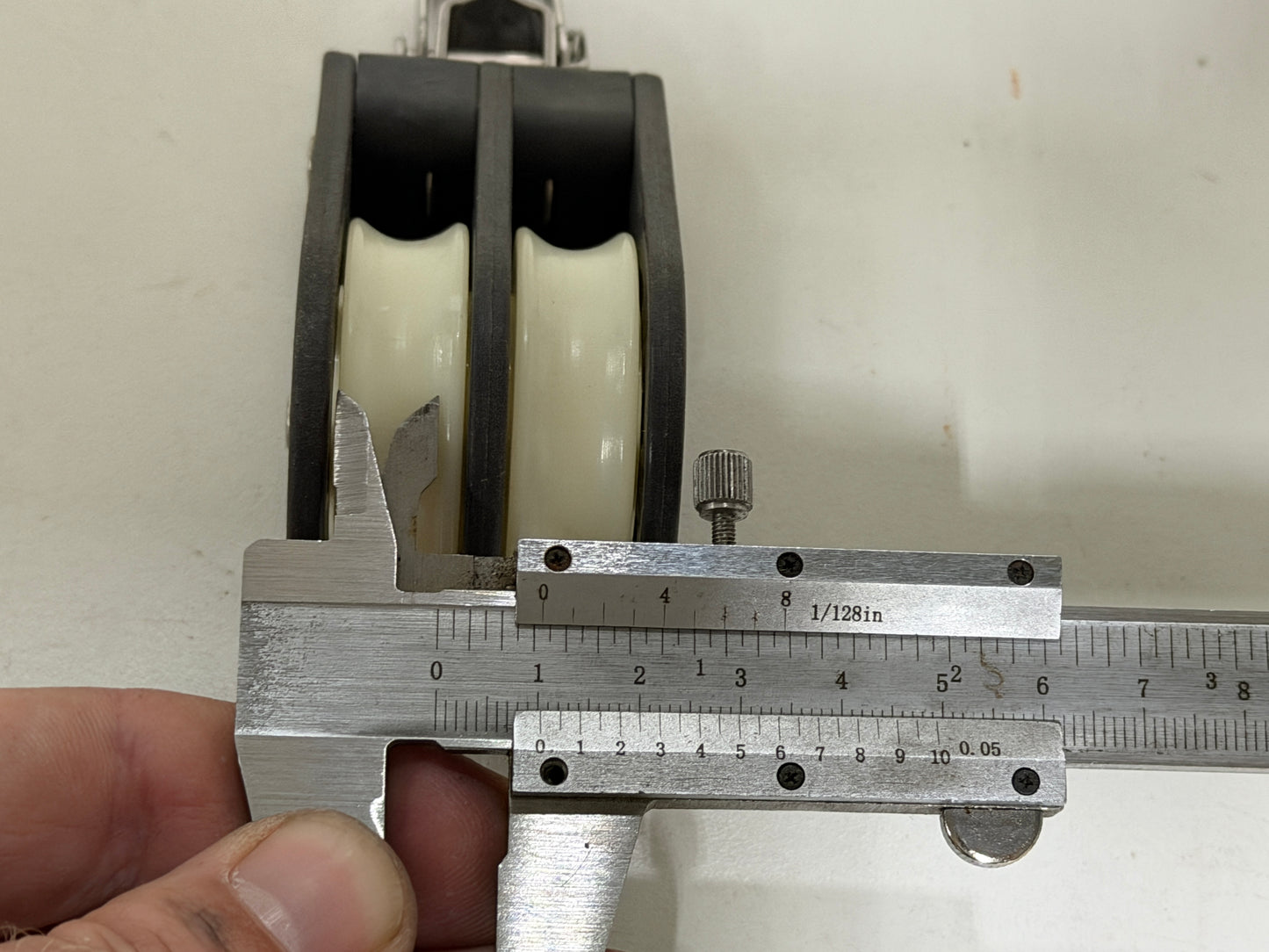 Barton 2 schijfsblok gelagerd, beugel 45 mm tot 10 mm lijn - NIEUW