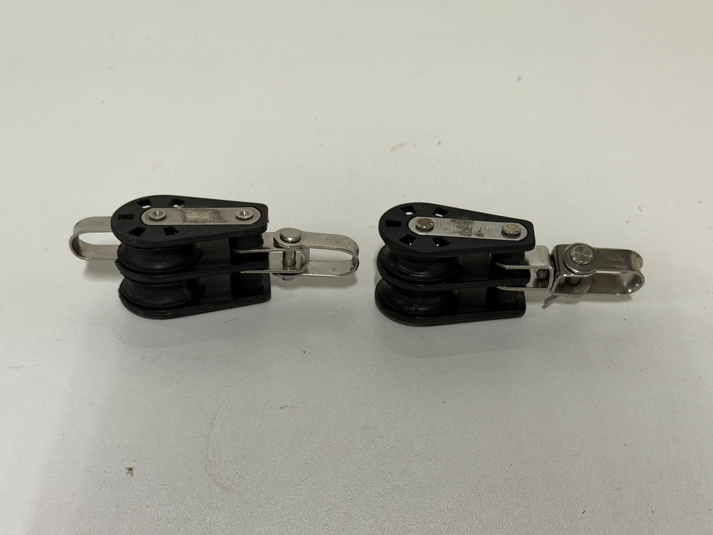 2 x Barton 2 schijfsblok gelagerd 30 mm tot 7 mm lijn
