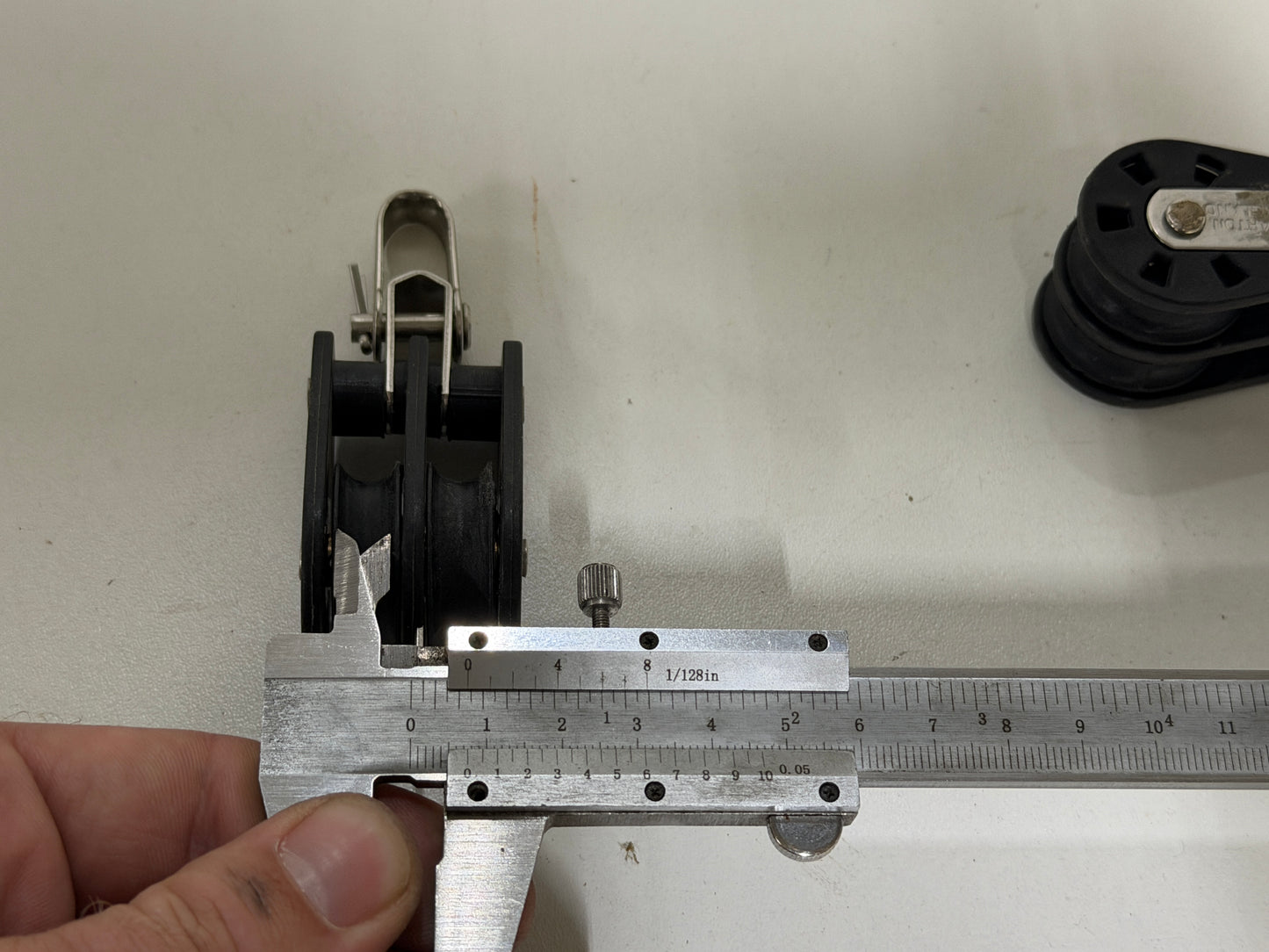 2 x Barton 2 schijfsblok gelagerd 30 mm tot 7 mm lijn