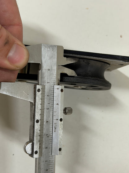 Barton schildpadblok gelagerd 57 mm tot 14 mm lijn - NIEUW