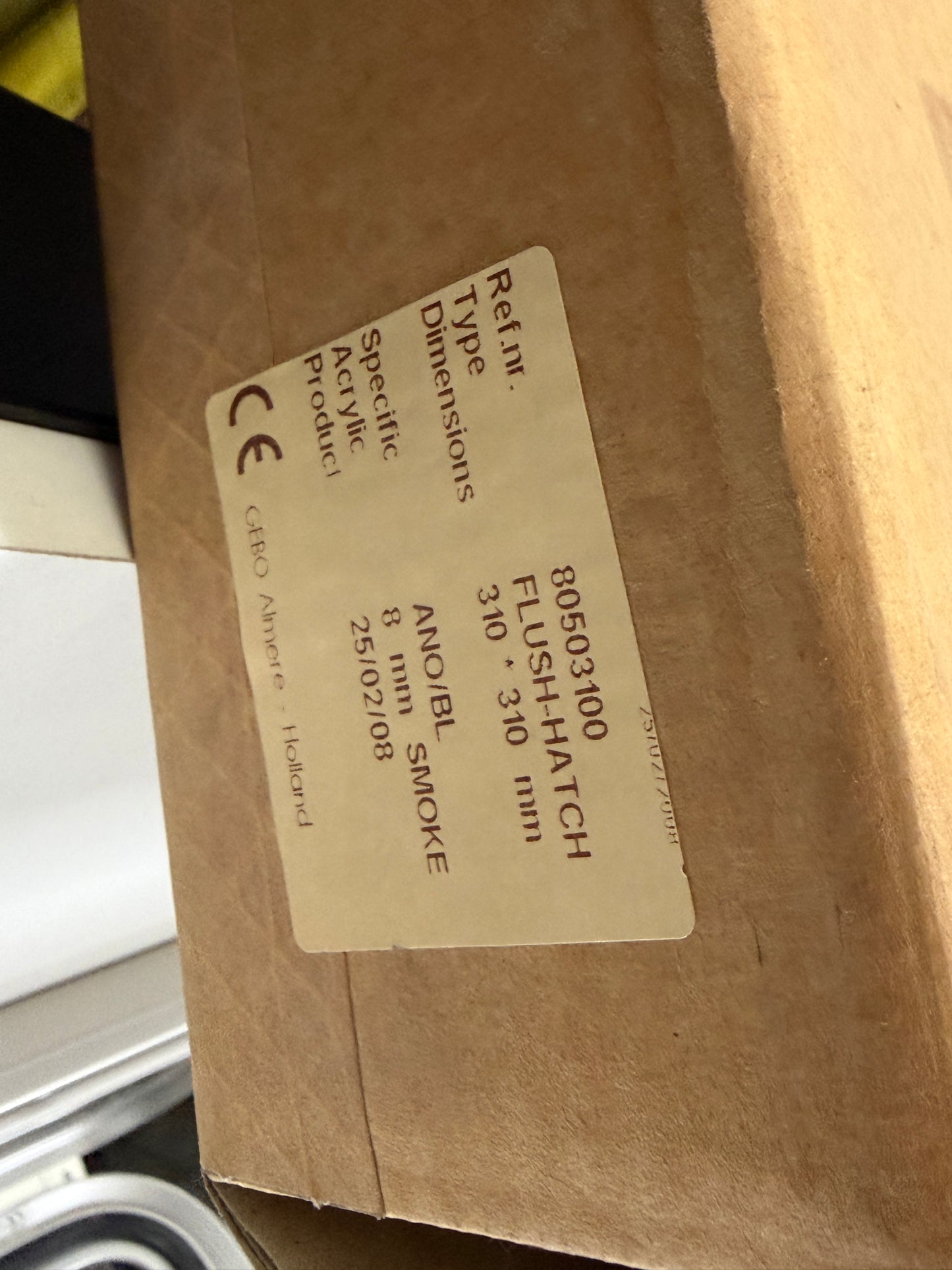 Gebo Flush dekluik 310 x 310 mm - NIEUW