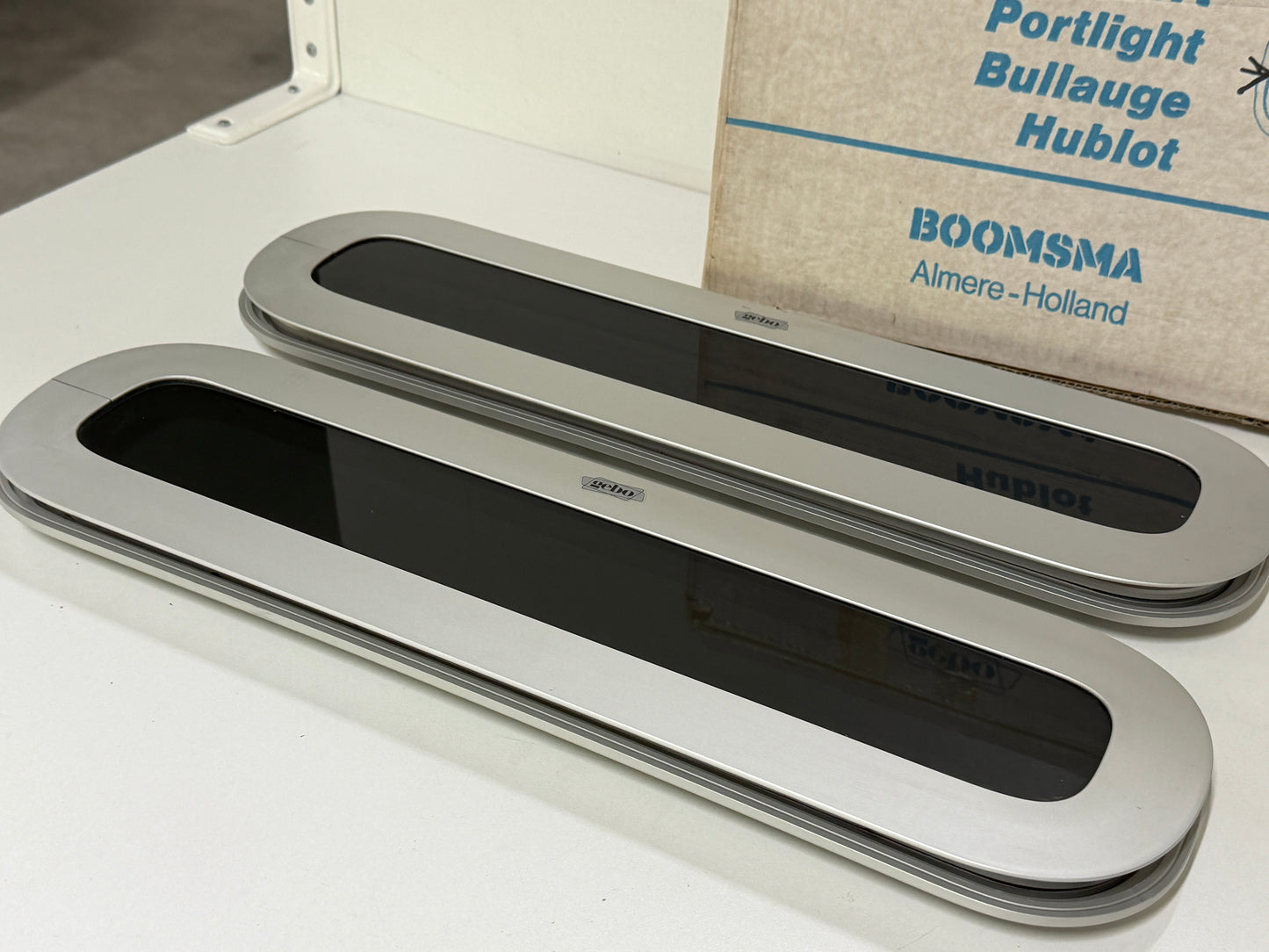 Gebo patrijspoort vast 500 x 120 mm - NIEUW
