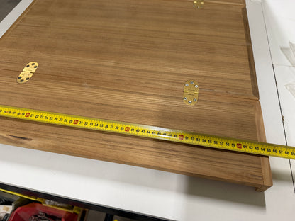 Teak tafel inklapbaar 650 x 350/700 mm - NIEUW