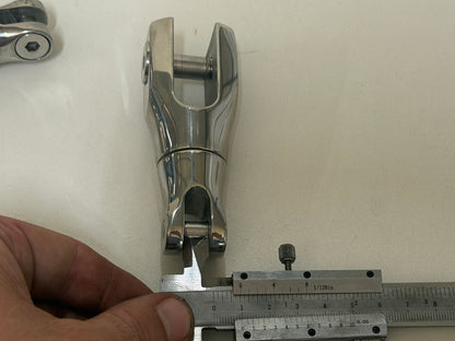 RVS ankerwartel lengte 100 mm - NIEUW