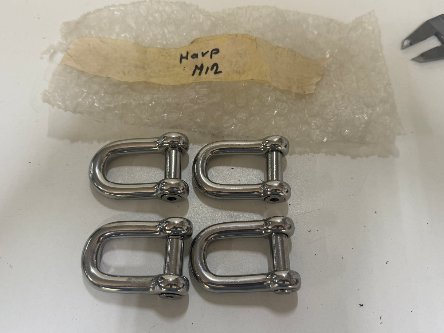 D sluiting met inbusbout 12 mm - NIEUW