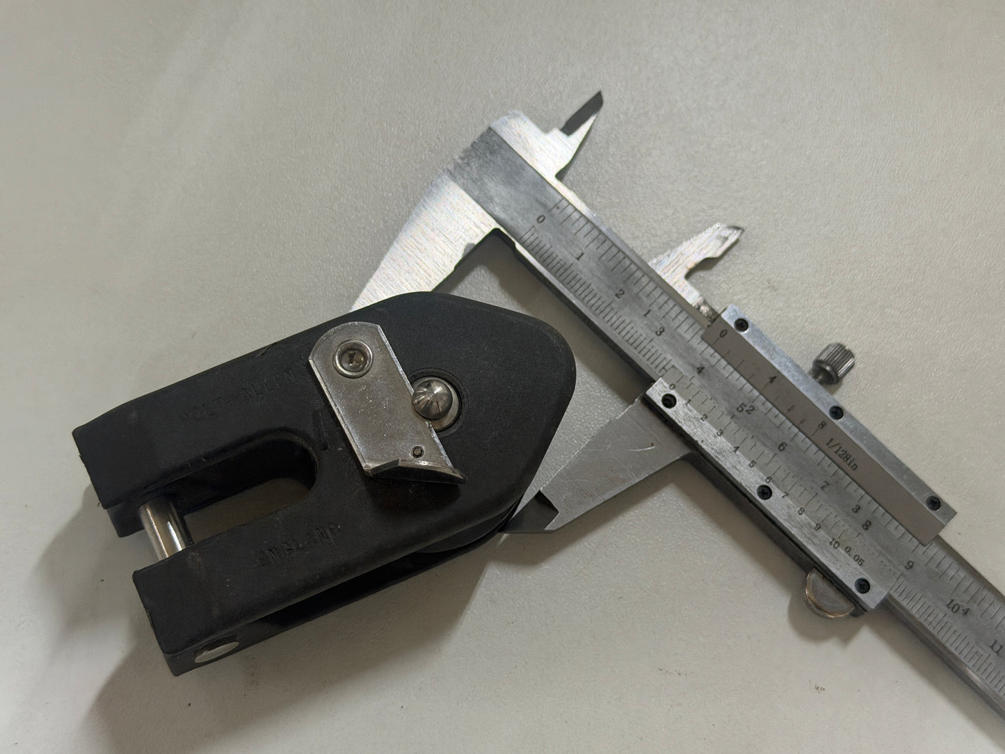 Holt-Allen klapblok gelagerd 39 mm tot 12 mm lijn