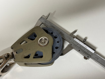 Lewmar 1 schijfs blok 90 mm schijf tot 14 mm lijn