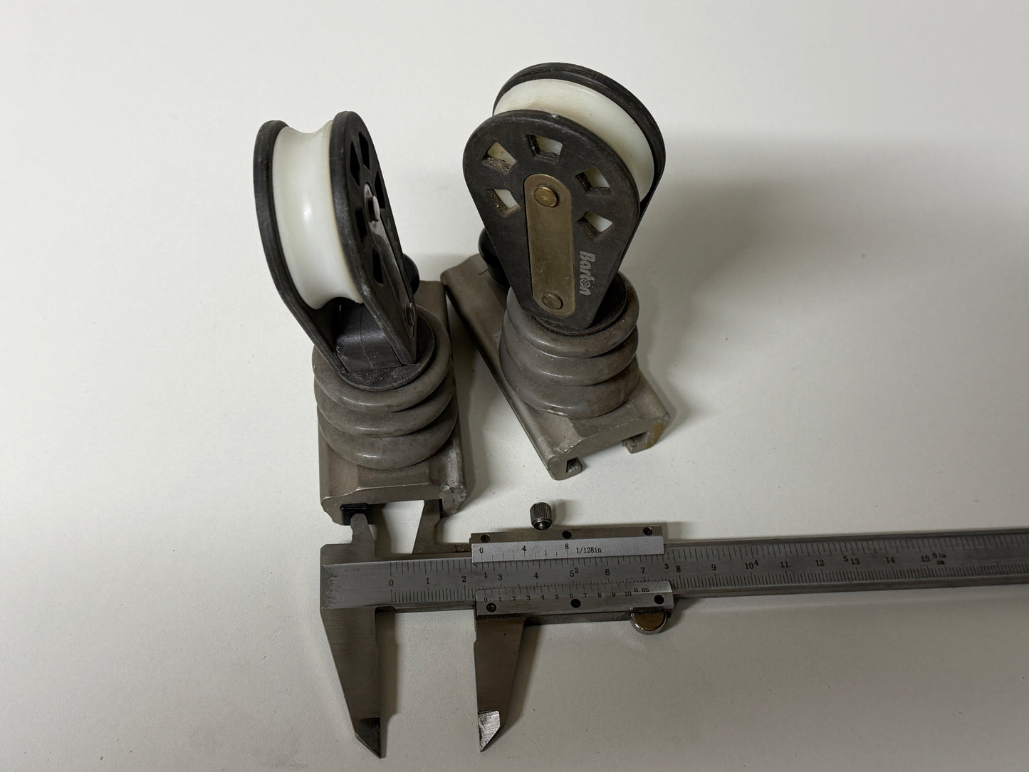 Barton staand blok voor op rail 25 mm