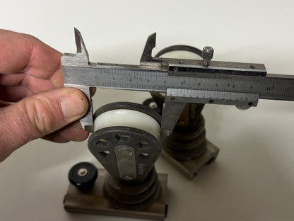 Barton staand blok voor op rail 25 mm