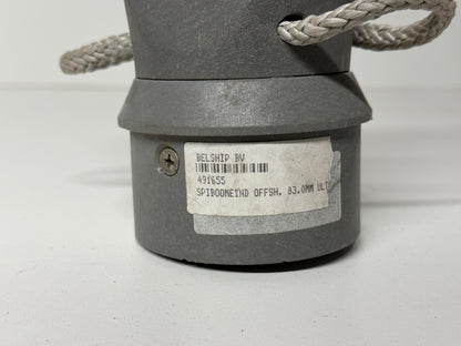 Spiboom eind / spi boom beslag 83 mm