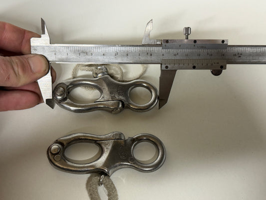 Gibb sluiting 93 mm met vast oog