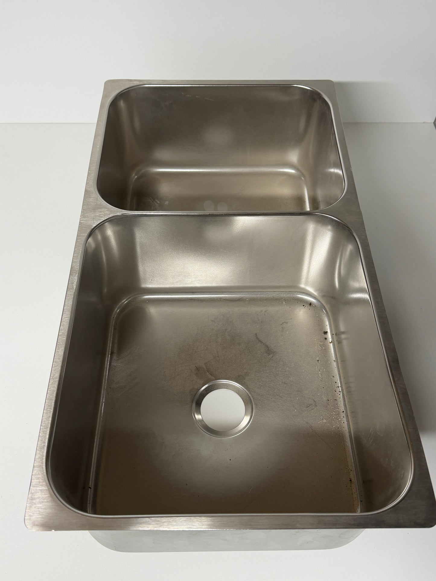 Nieuwe Dubbele Rechthoekige wasbak RVS 600 x 320 mm