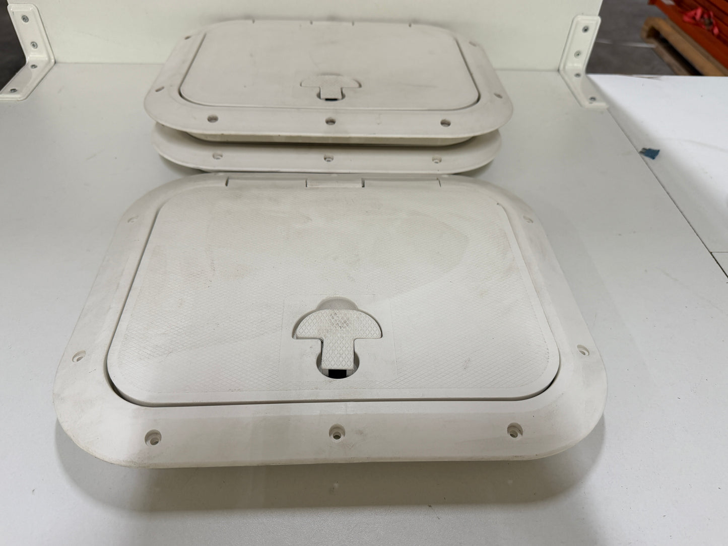 Inspectieluik 215 x 289 mm wit