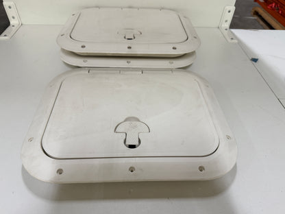 Inspectieluik 215 x 289 mm wit